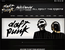 Tablet Screenshot of daftpunk-anthology.com